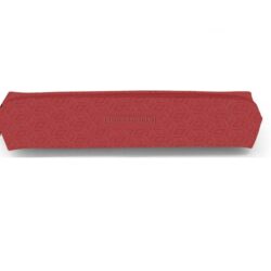 make note one colour pencil case with band red