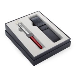 parker SONNET ESSENTIAL RED CT FP, RB + POUCH
