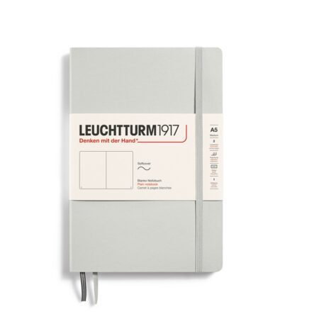 notebook-medium-a5-softcover-123-numbered-pages-light-grey-plain