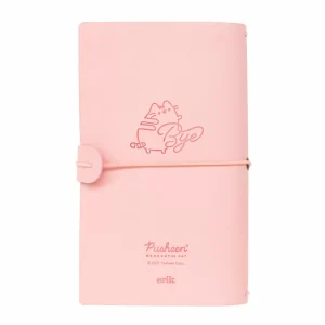 travel notebook pusheen pink