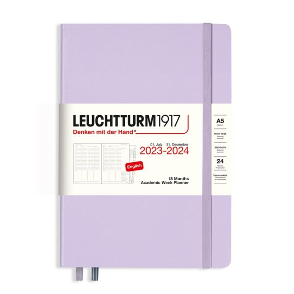 academic-week-planner-medium-a5-2024-with-booklet-18-months-lilac-english