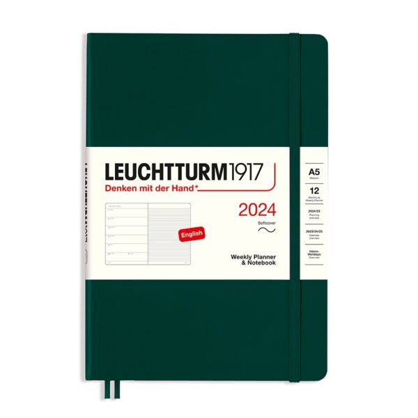 weekly-planner-notebook-medium-a5-2024-softcover-forest-green-english